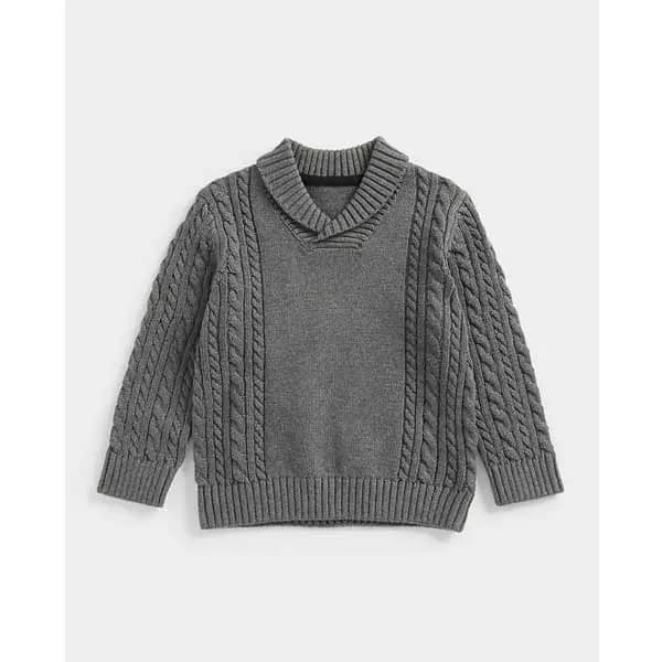 پلیور بافتنی بچه گانه پسرانه مادرکر مدل Knitted Jumper