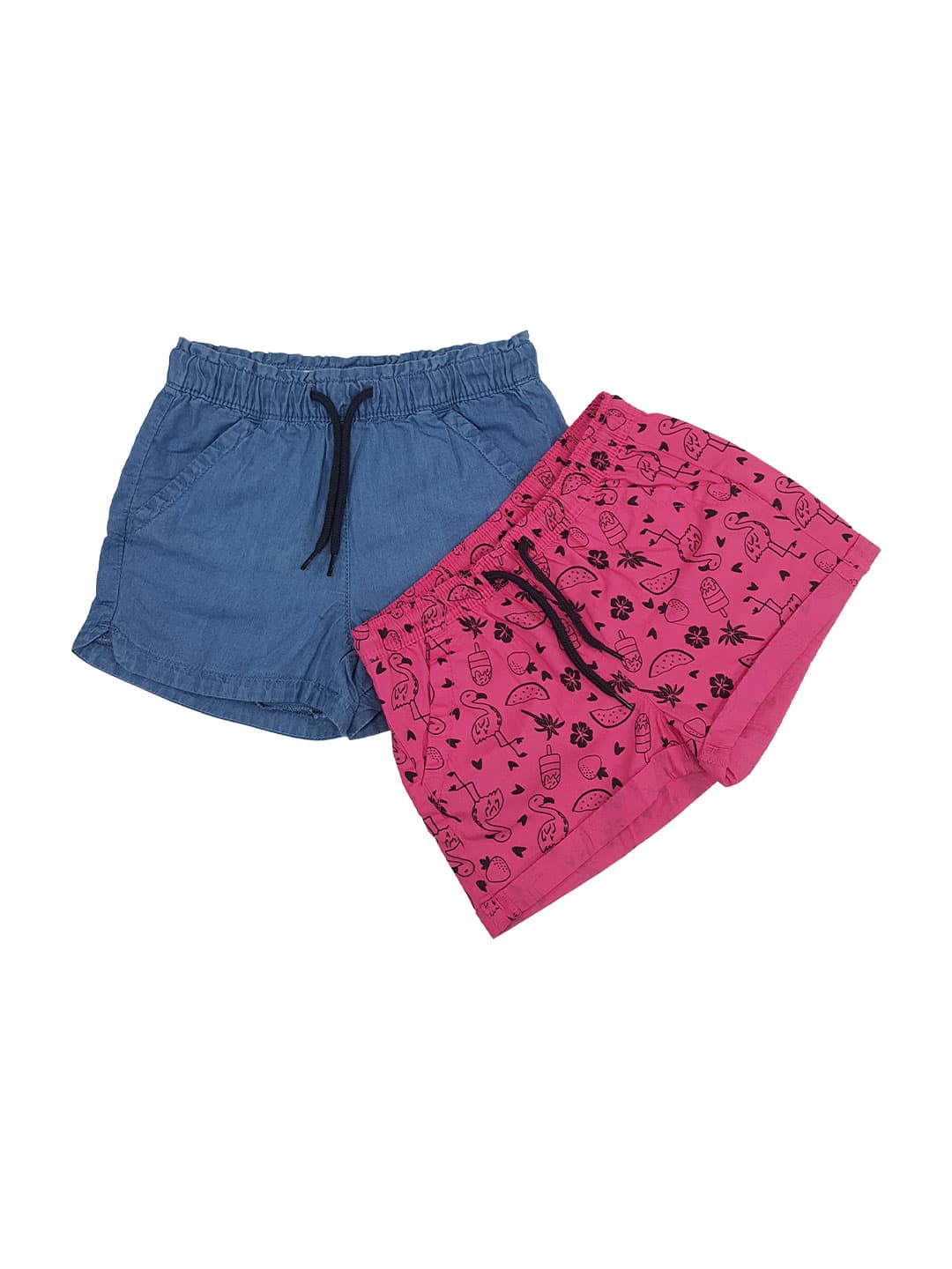 پک 2 عددی شورتک دخترانه لوپیلو کد kids1572