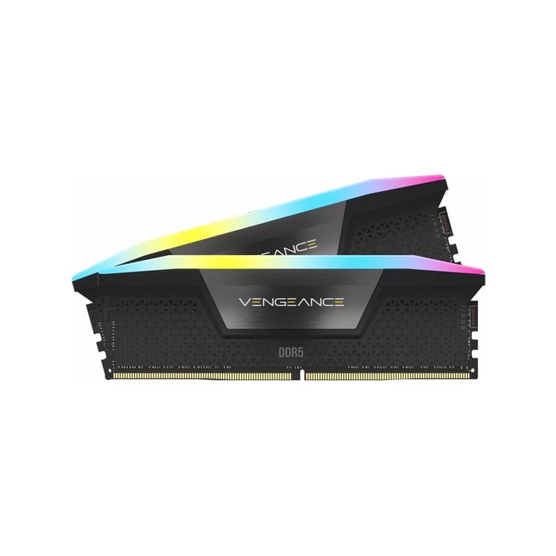 رم کورسیر مدل VENGEANCE RGB DDR5 2x16GB CL40 5200Mhz ظرفیت 32 گیگابایت