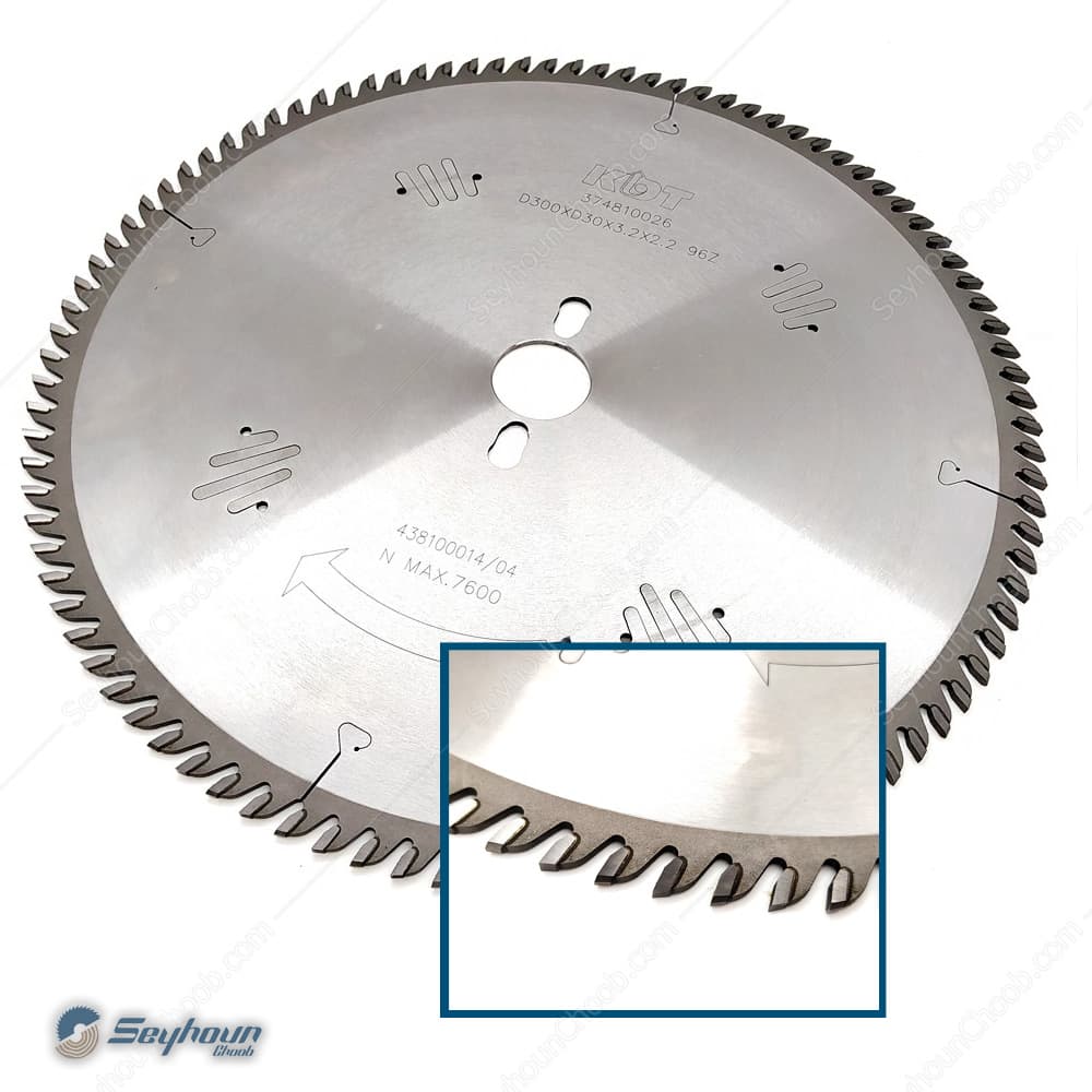 تیغ اره الماسه ام دی اف بر قطر ۳۰ سانتی متر ۹۶دندانه KDT مدل 374810026