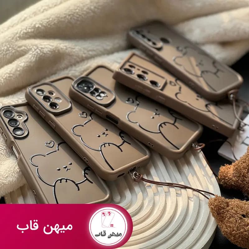 قاب گوشی شیائومی تدی با آویز پشمی - کد (۱۵۳۱۴)