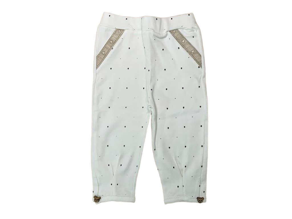 شلوار راحتی نوزادی دخترانه طرح خرگوش گلدوزی شده baby 4 life