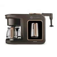 قهوه ساز و چایساز کاراجا هاتیر پلاس باریستا استیل ۶ در ۱ قهوه ای گردویی