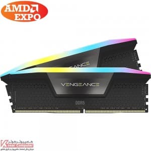 رم کورسیر 32 گیگابایت (2×16) دو کانال DDR5 5200 مدل Vengeance RGB CL40 EXPO