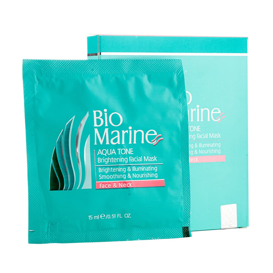 ماسک ساشه ای روشن کننده و شفاف کننده صورت بایومارین