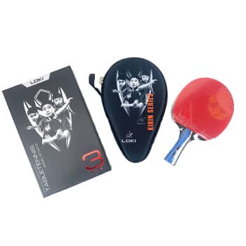 راکت پینگ پنگ لوکی سه ستاره سری کرین کیف دار