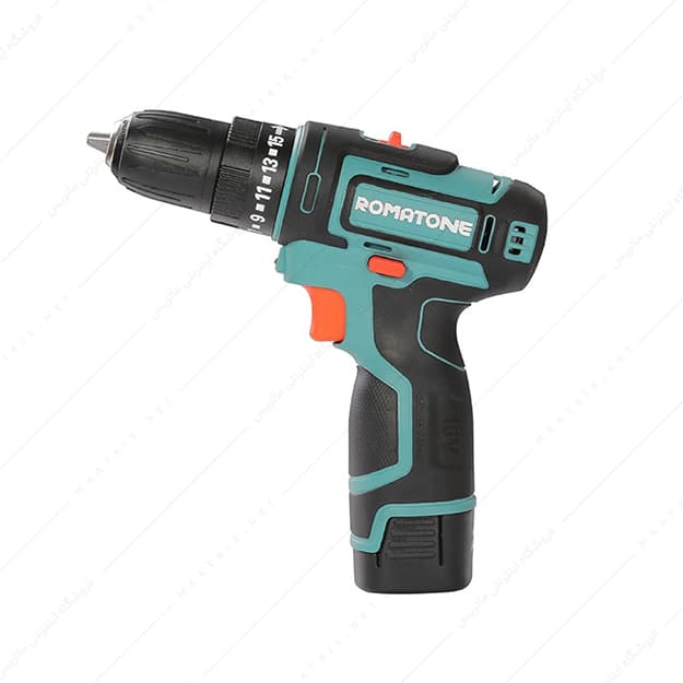 دریل پیچ گوشتی شارژی 16 ولت مدل 4155 برند روماتون