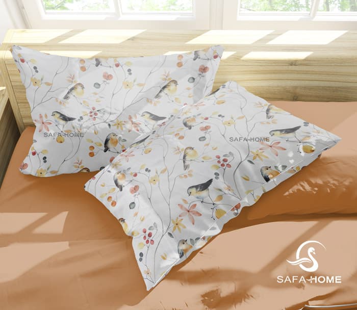 روبالشی جفتی ساتن طرح آناترا کد 1