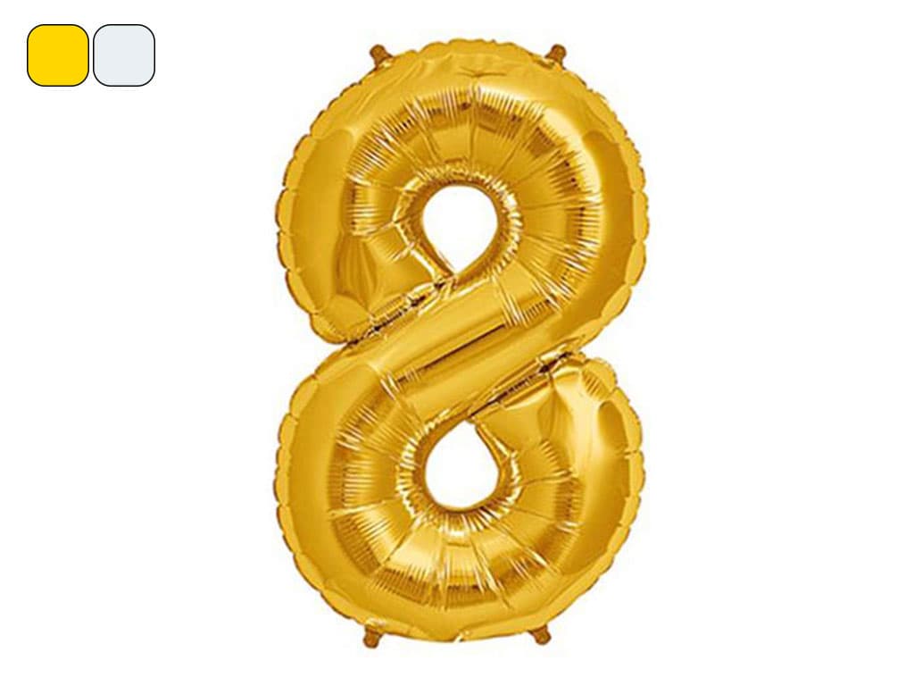 بادکنک فویلی عدد 8