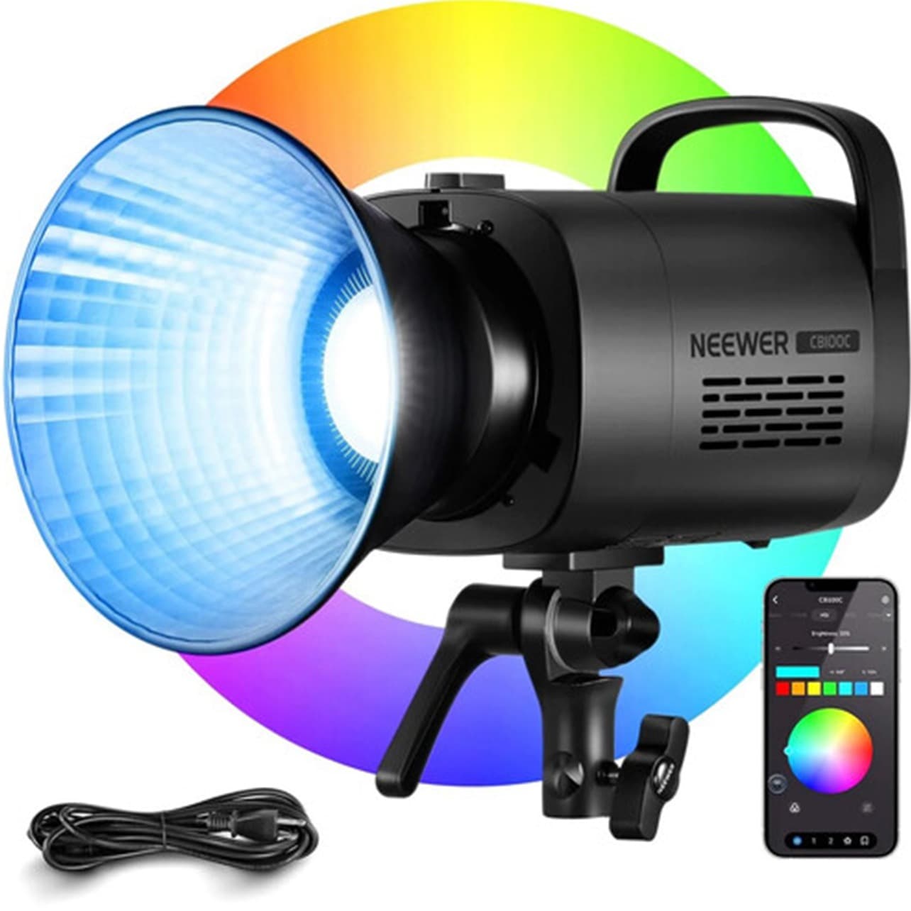 ویدئولایت نیور Neewer CB100C RGB LED Monolight