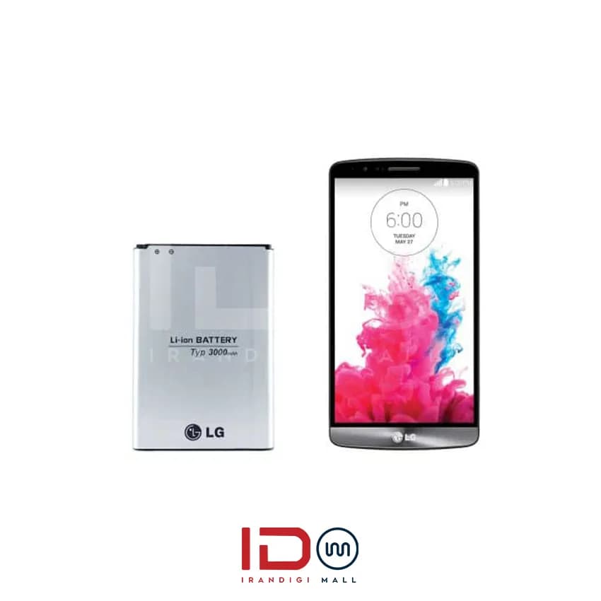 باتری اورجینال گوشی الجی مدل LG G3 با یک سال گارانتی بی قید و شرط