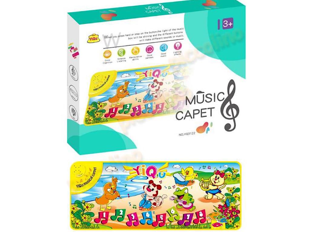 سفره موزیکال نوزادی طرح حیوانات music capet