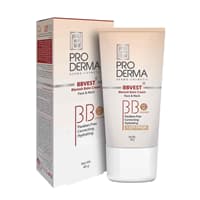 کرم پوشاننده پرودرما مخصوص پوست چرب و جوشدار با spf 40 (بی بی کرم) بژ روشن