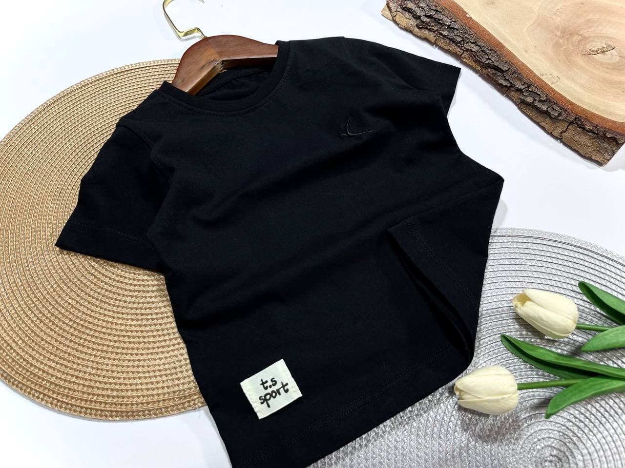 تیشرت تک اسپورت مشکی پرستو