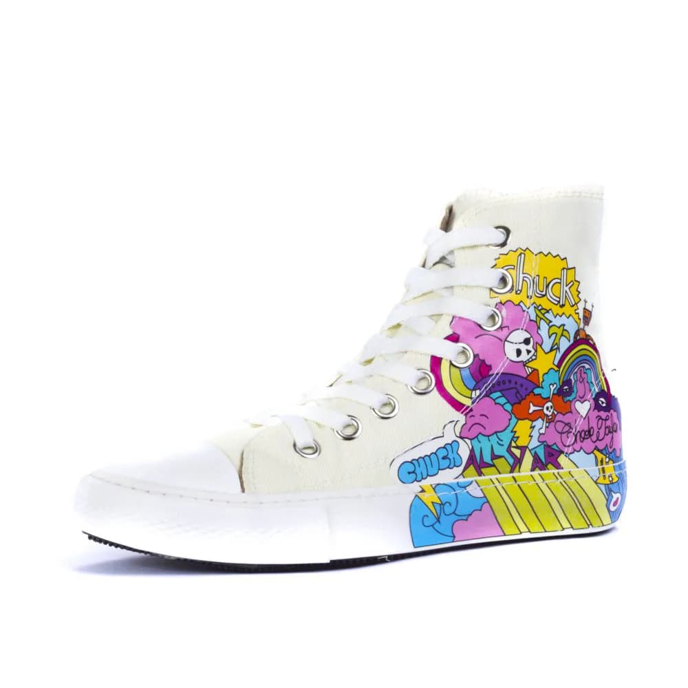 آلستار ساق بلند چاک سفید