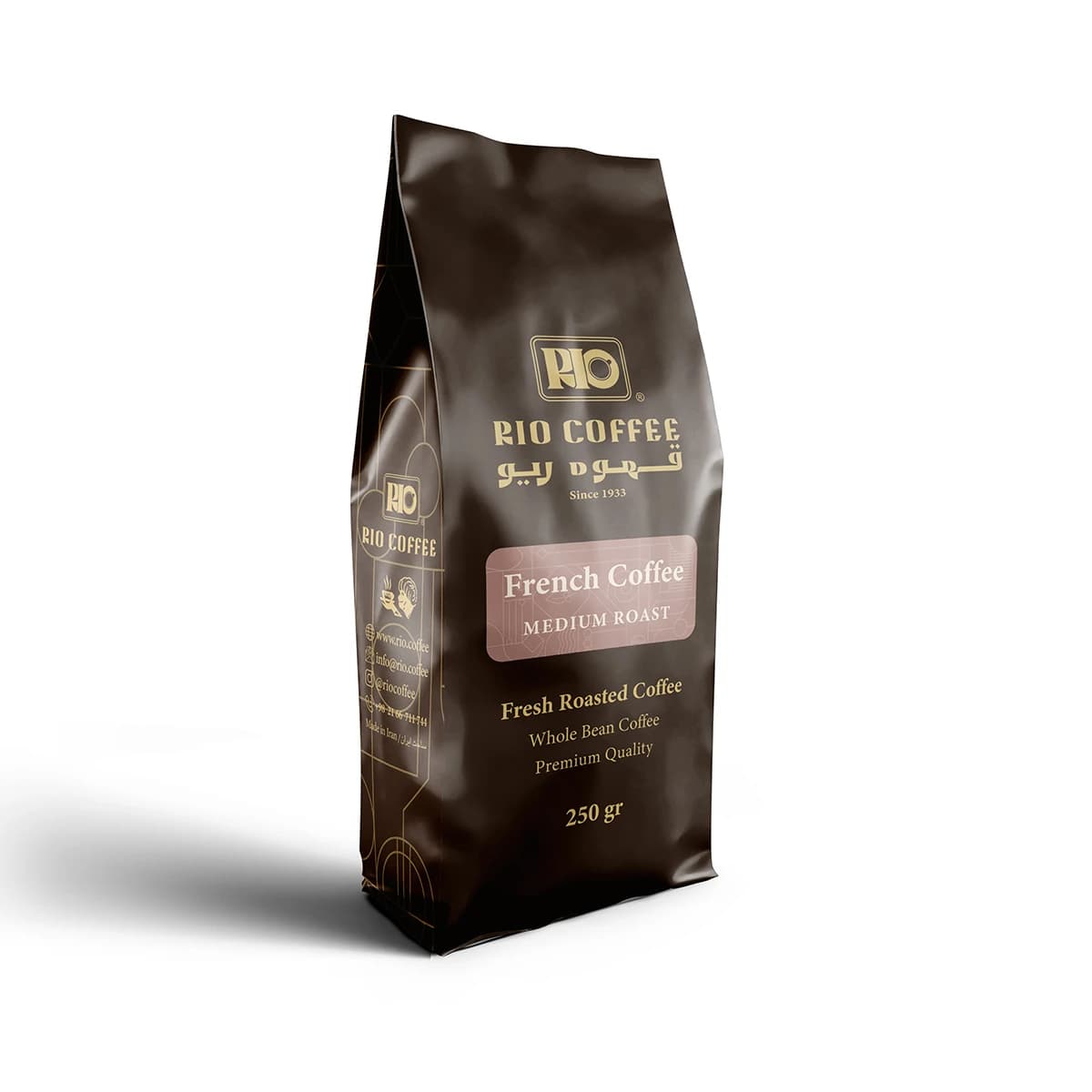 قهوه فرانسه فرنچ کافی مدیوم 40% عربیکا - 250 گرمی