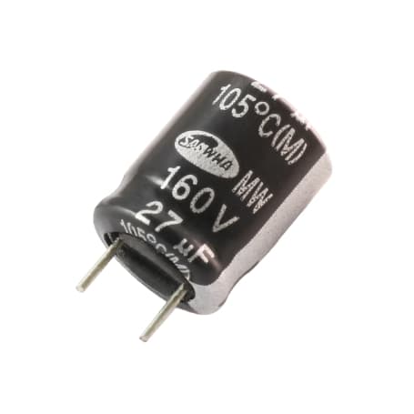 خازن الکترولیتی 27uF / 160V کره ای مارک SAMWHA