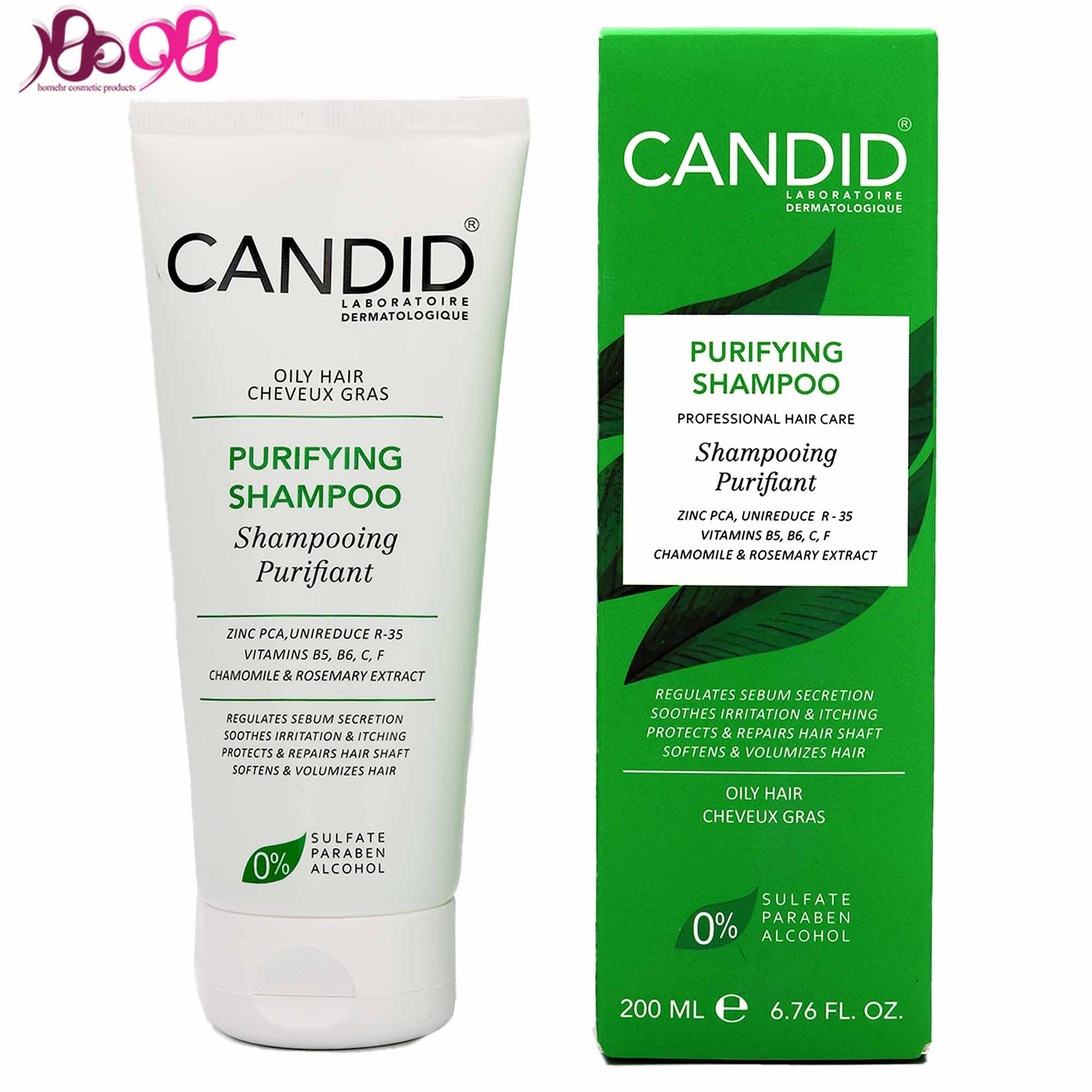 شامپو کاندید موی چرب بدون سولفات