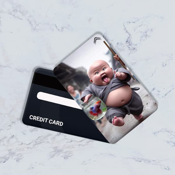 استیکر کارت بانکی مدل راهب کوچک کد CAD777-K