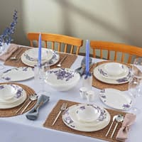 سرویس غذاخوری 53 پارچه ۱۲ نفره امسان ایزلی نیوبن سرمه ای