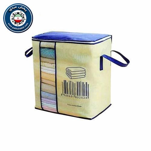 بقچه لباس زیپ دار مای هوم طرح بارکد