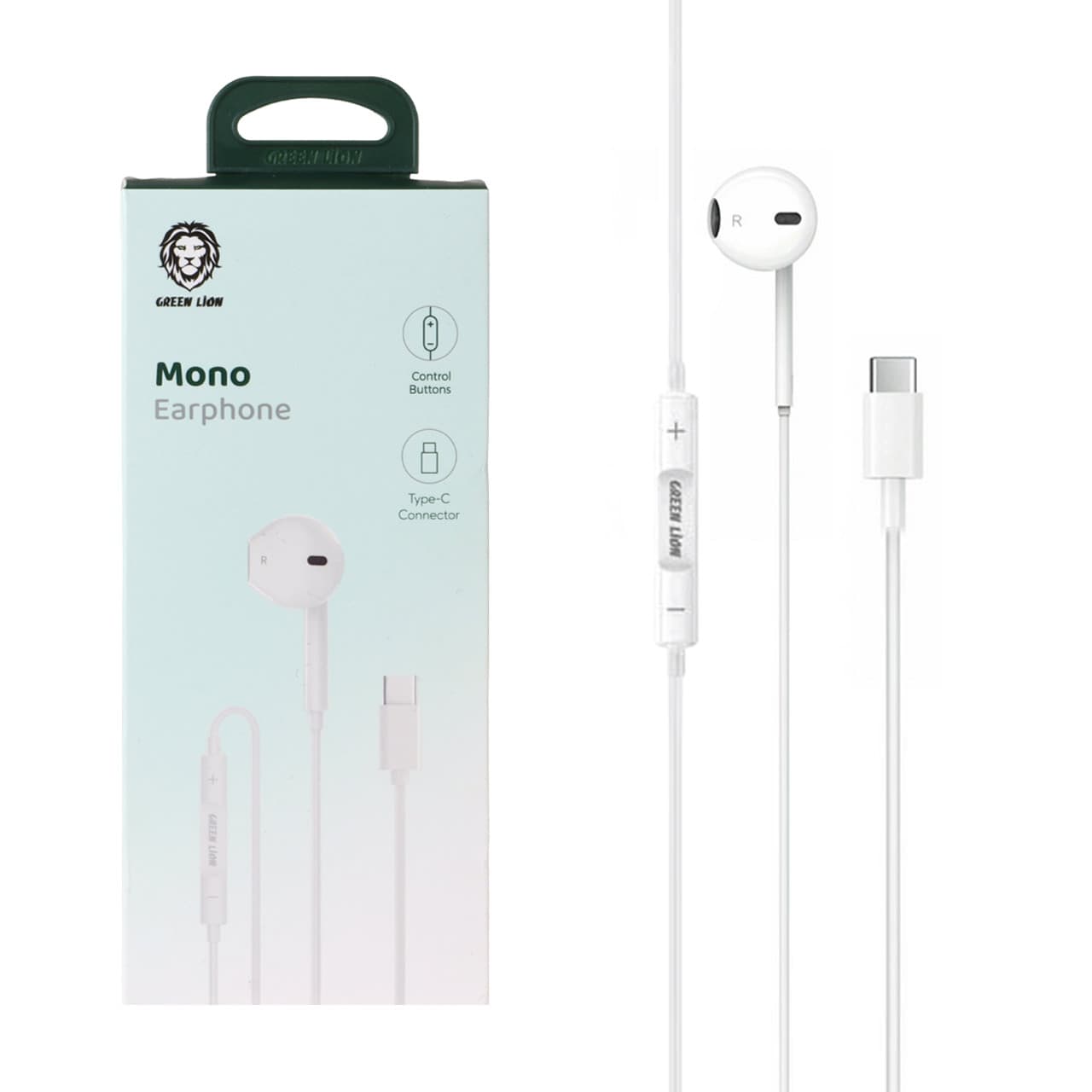 هندزفری باسیم Green Lion مدل GNMONOEPTCWH – سفید