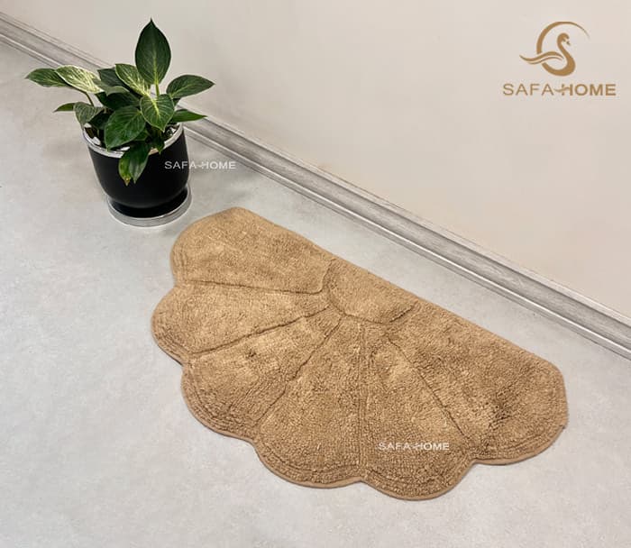 پادری پنبهای طرح گل نیم دایره