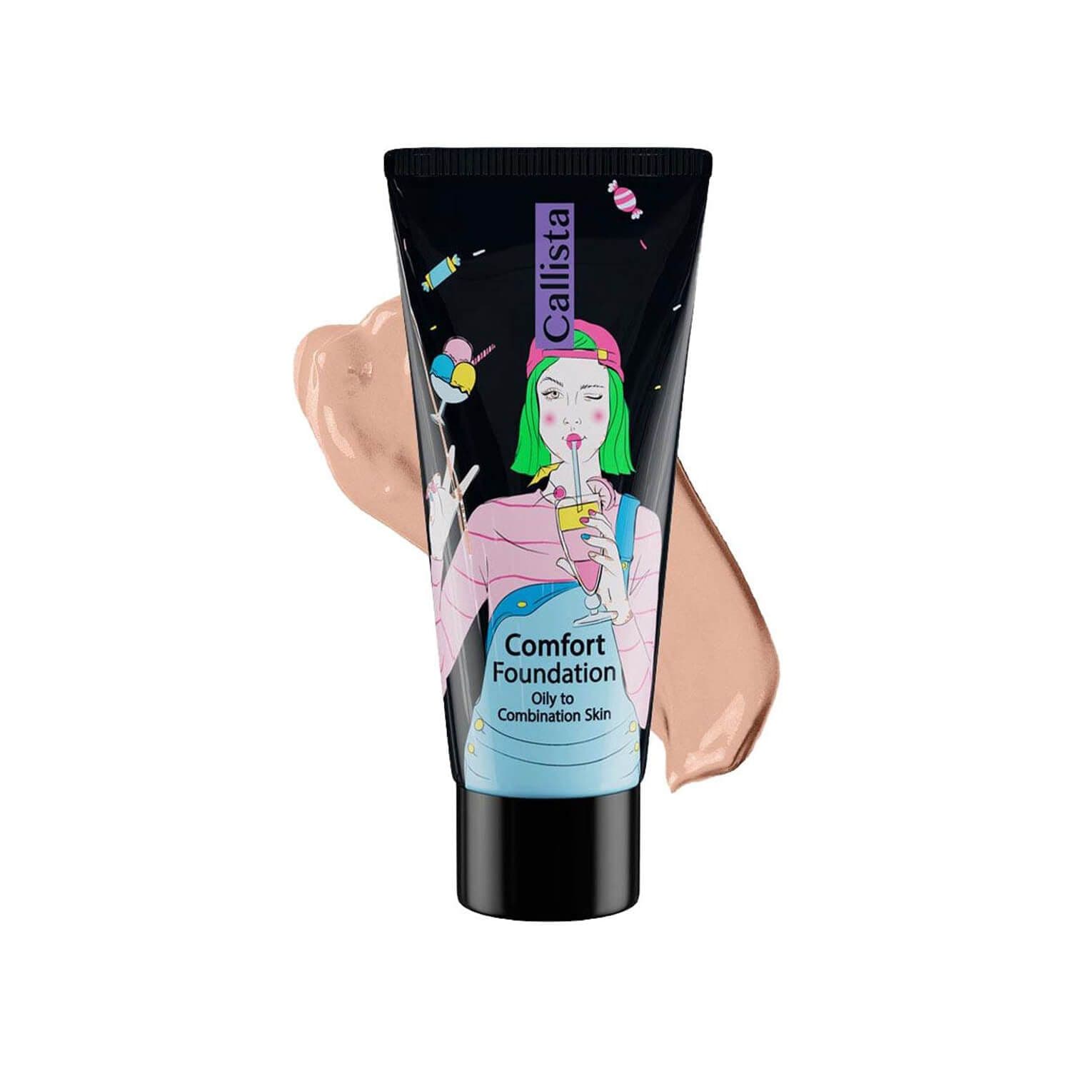 کرم پودر کامفورت کالیستا شماره L02 حجم 35 میلی لیتر