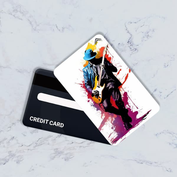 استیکر کارت بانکی مدل گیتار کد CAD326-K