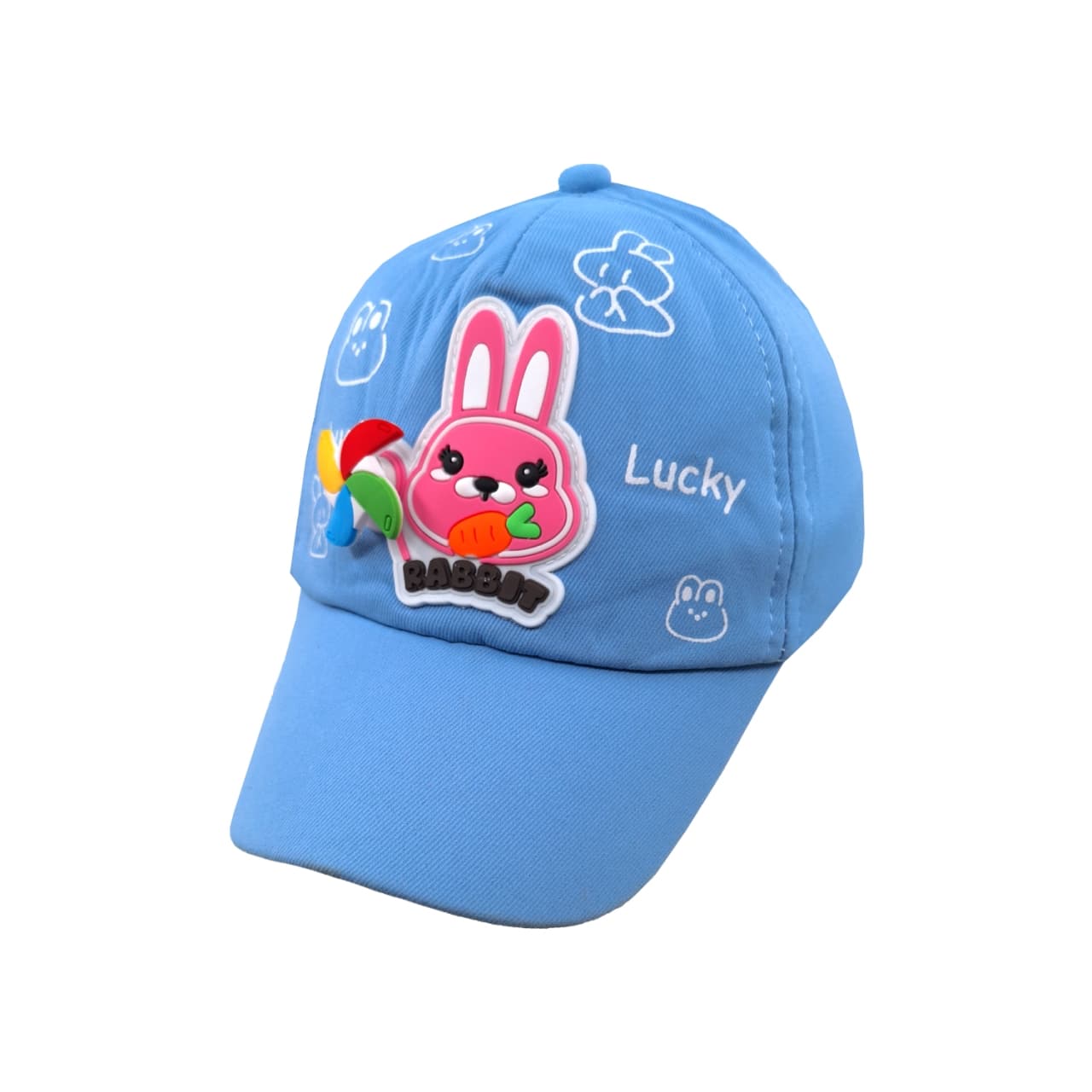 کلاه بچگانه مدل خرگوش فرفره ای کد 1946 رنگ آبی