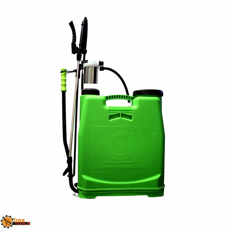 سمپاش ۲۰ لیتری دستی پمپ روکش استیل کبری