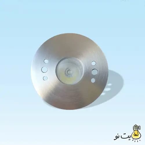 چراغ توکار استخری استیل RGB فول کالر 3 وات Ledman