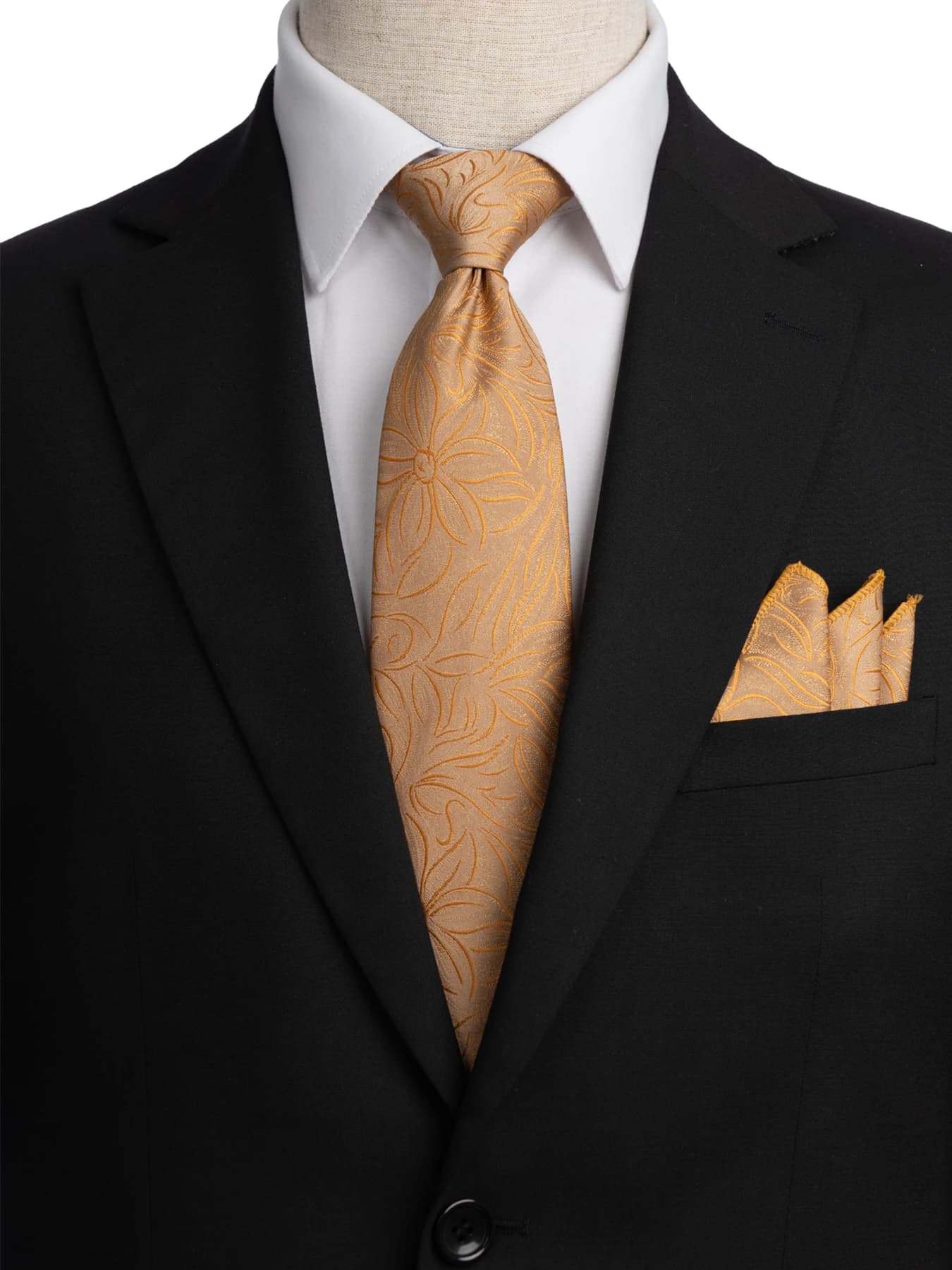 کراوات کرم طرح گل دار ال سی من 14