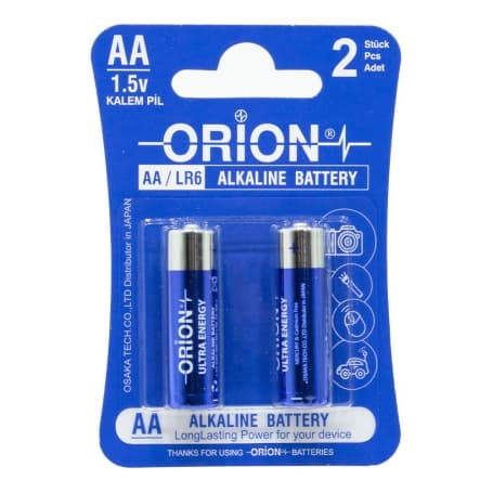 باتری قلمی آلکالاین دوتایی مارک ORION