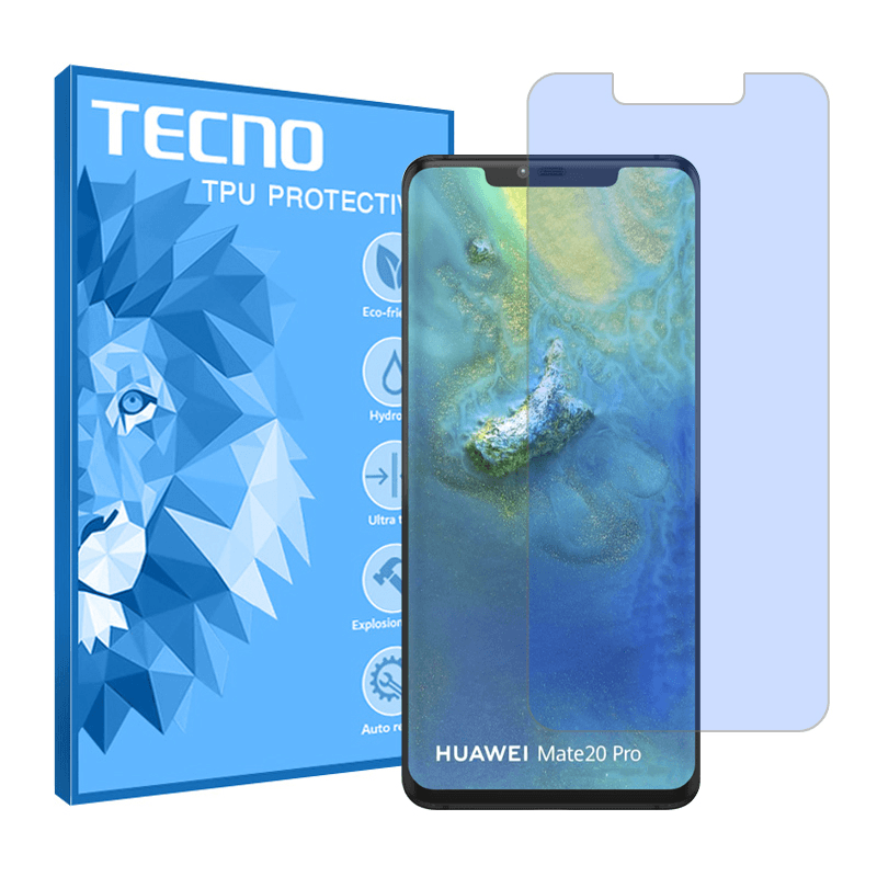 گلس گوشی آنتی بلو هوآوی Mate 20 Pro تکنو مدل Resistant