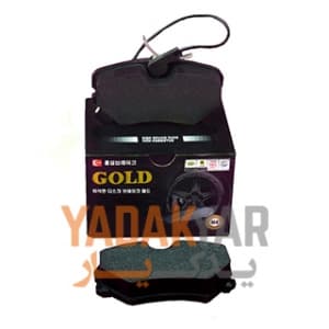 لنت ترمز پژو 206 تیپ 2 جلو گلد