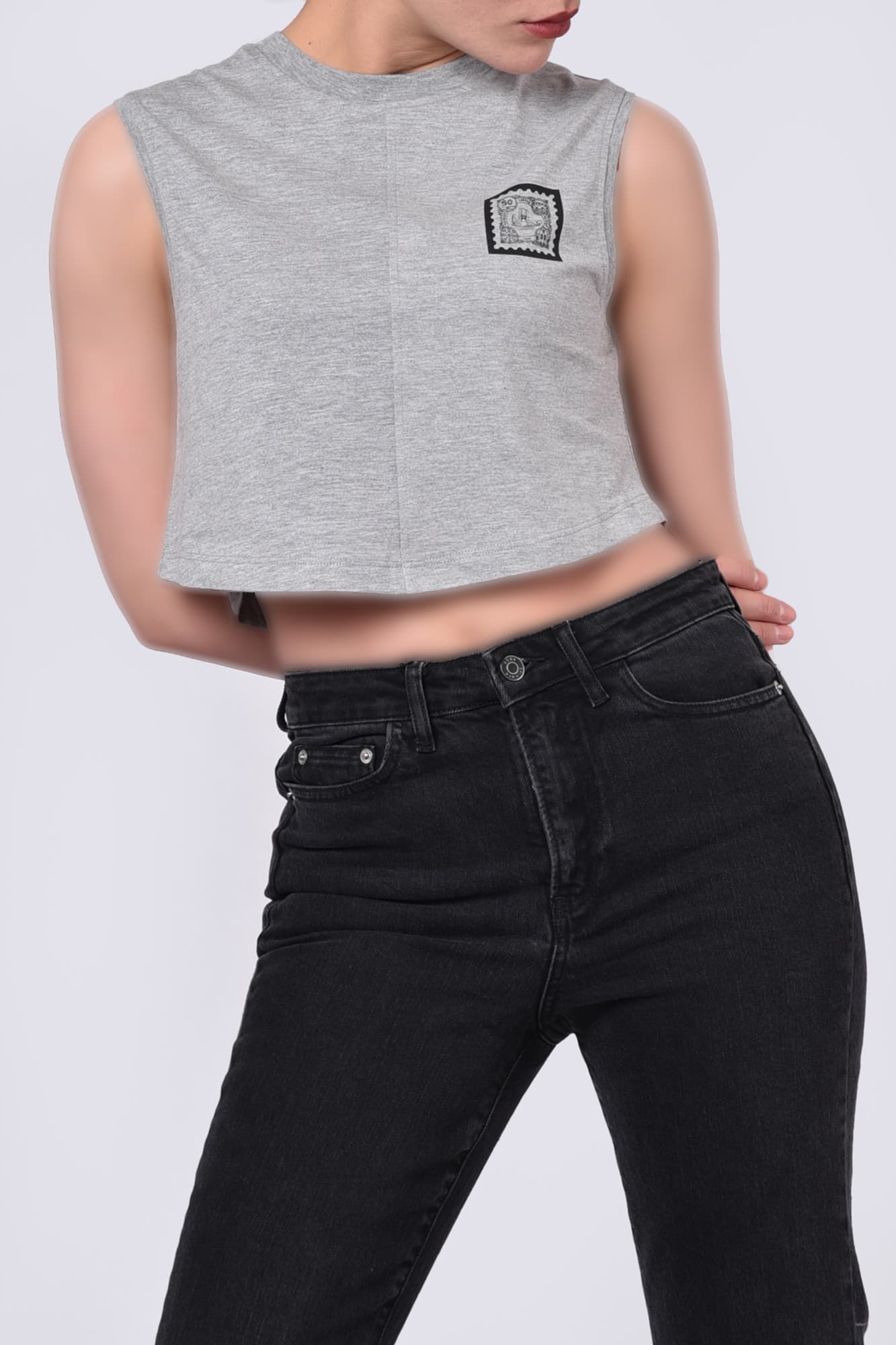 تاپ تیشرتی چاپی زنانه