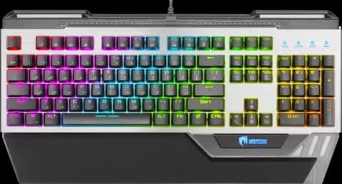 کیبورد سیمی گیمینگ Green مدل GK803-RGB با سوییچ آبی