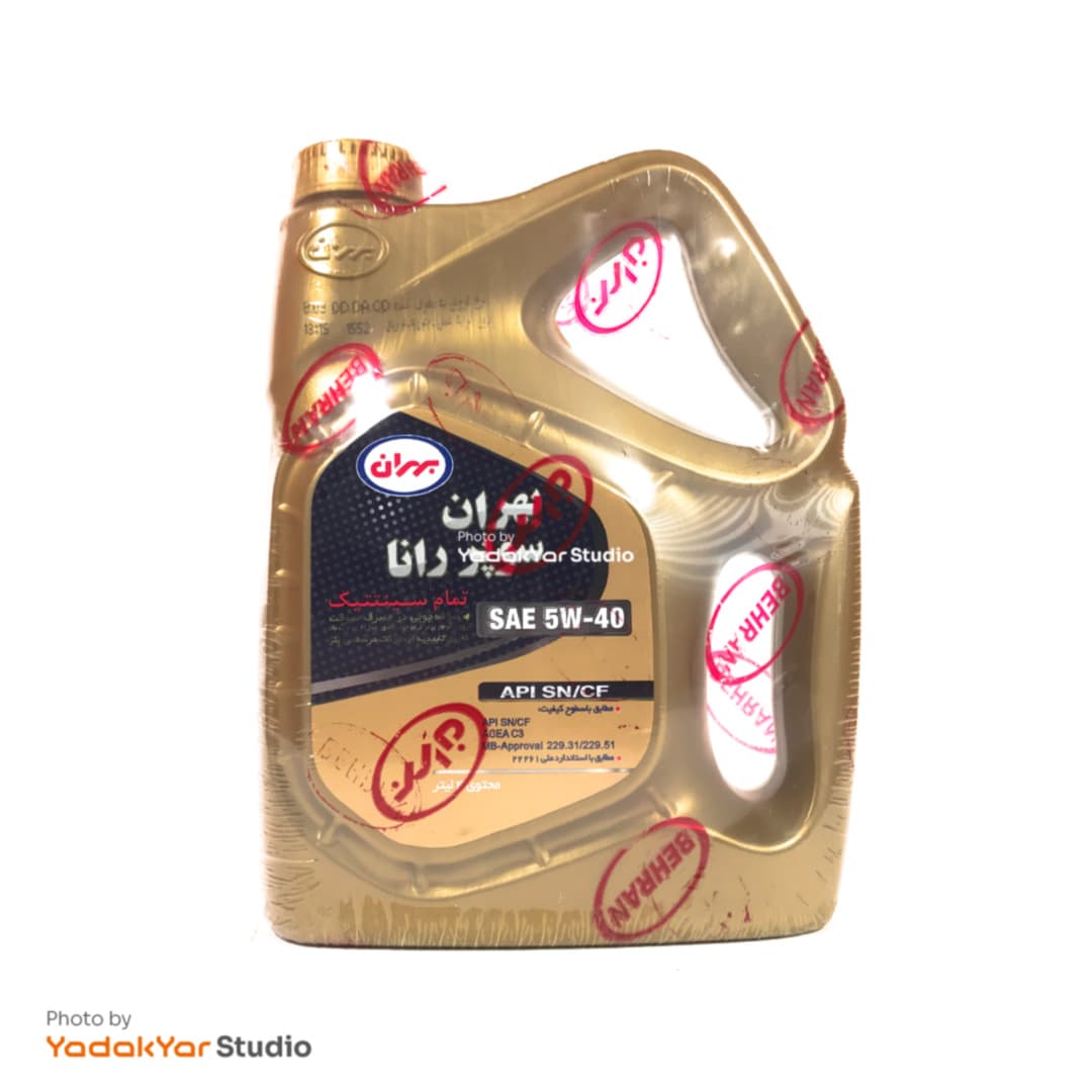 روغن موتور 5W40 بهران سوپر رانا 4 لیتر