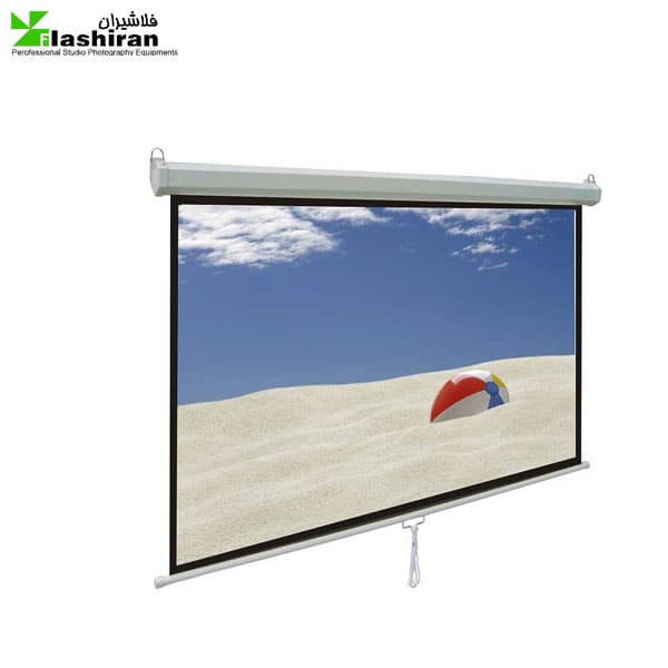 پرده نمایش دستی پروژکتور اسکوپ سایز ۲ متری