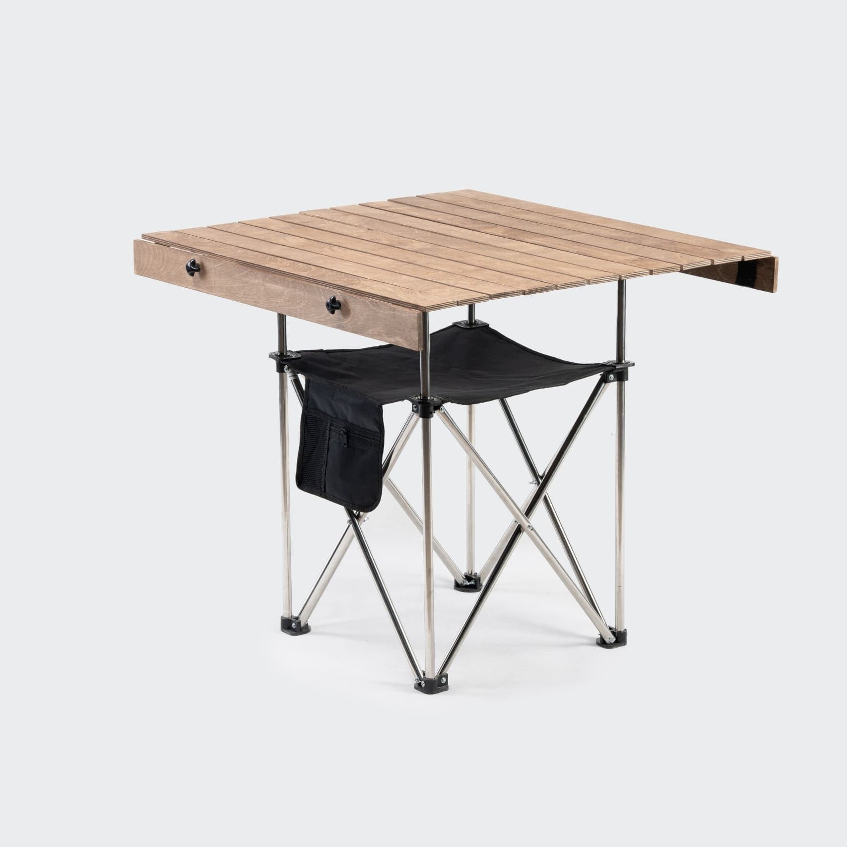 میز تاشو دو طبقه چوبی بزرگ / C103A