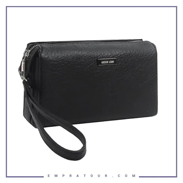 کیف چرمی دستی گرین لاین Green Lion Marly Clutch Bag GNMACLUBGBK