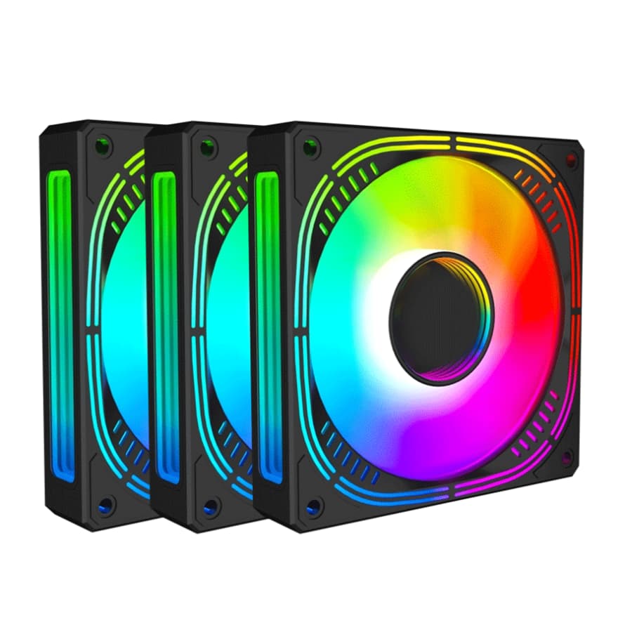 فن کیس لاجیکی سه عددی مدل LOGIKEY LK-F324B ARGB 3*1