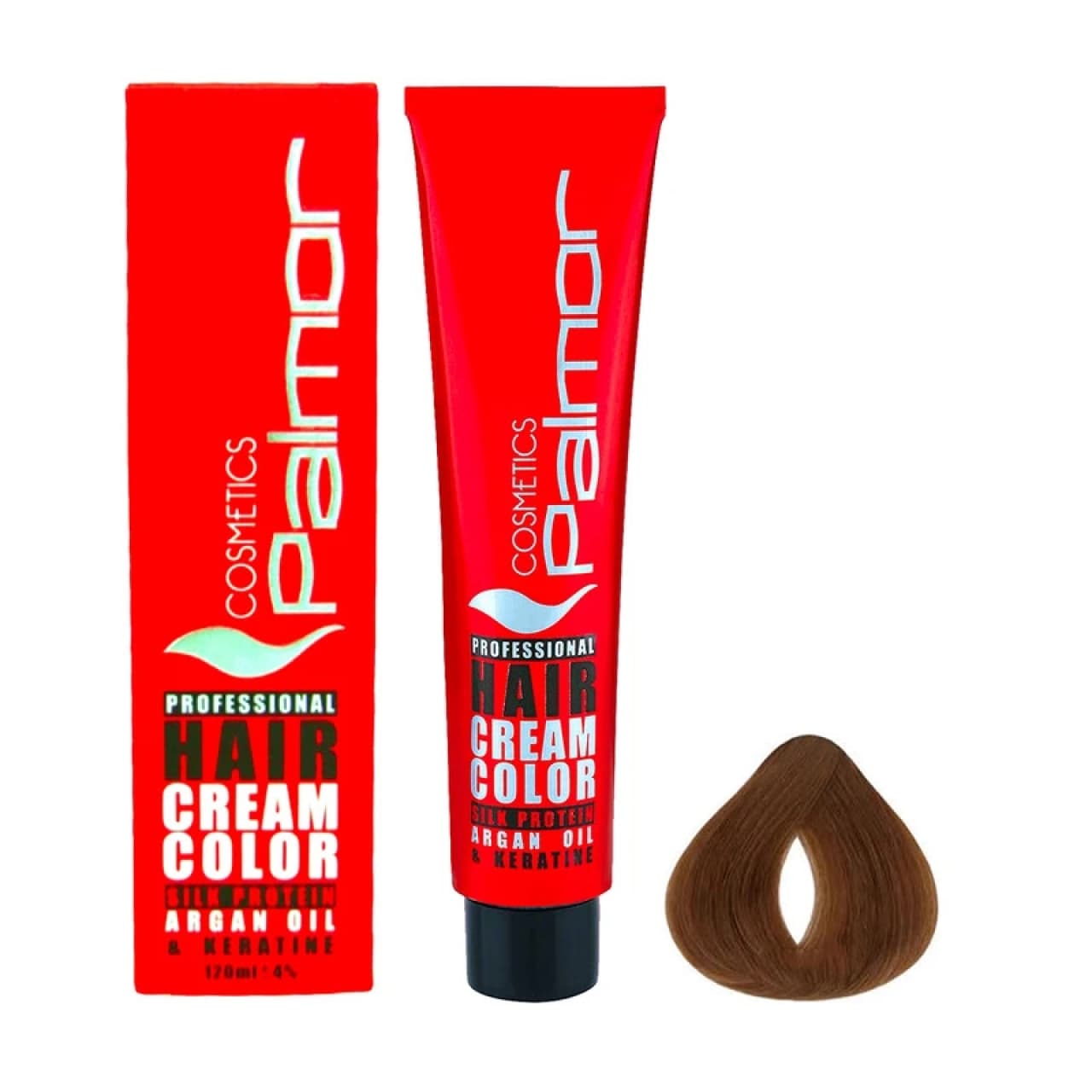 رنگ مو پالمور شماره 7.3 حجم 120 میلی لیتر رنگ بلوند طلایی متوسط