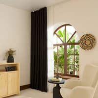 پرده بلک اوت کاشمیرهوم هارپر مشکی 270×۱۵۰ سانتیمتر