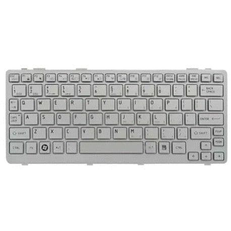keyboard laptop Toshiba Mini NB305 کیبورد لپ تاپ توشیبا نقره ای