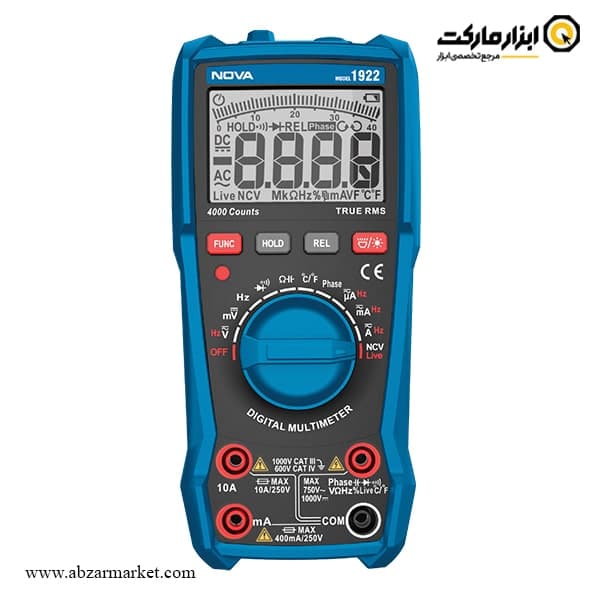 مولتی متر دیجیتال نووا مدل 1922