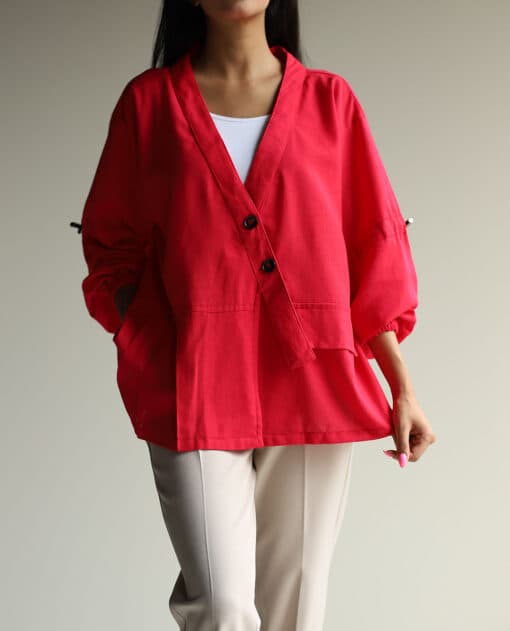 مانتو شومیزی آستین گت C.6160 Duma