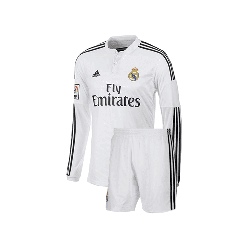 کیت اول آستین بلند رئال مادرید 2015-پیراهن شورت