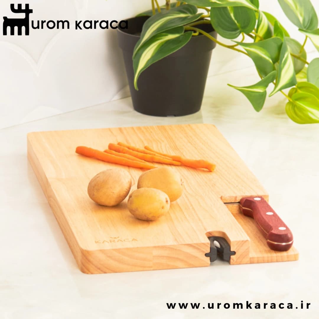 تخته گوشت و چاقو کاراجا Gaia